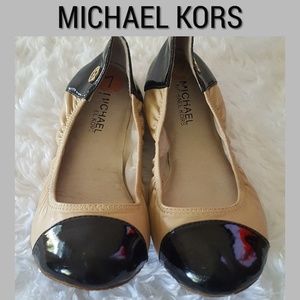💼Michael Kors Shoes "Erin" Ballet Blk/Tan As 7